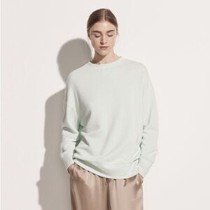 Vince Drop Shoulder Pullover 100% Cotton Sweater Small